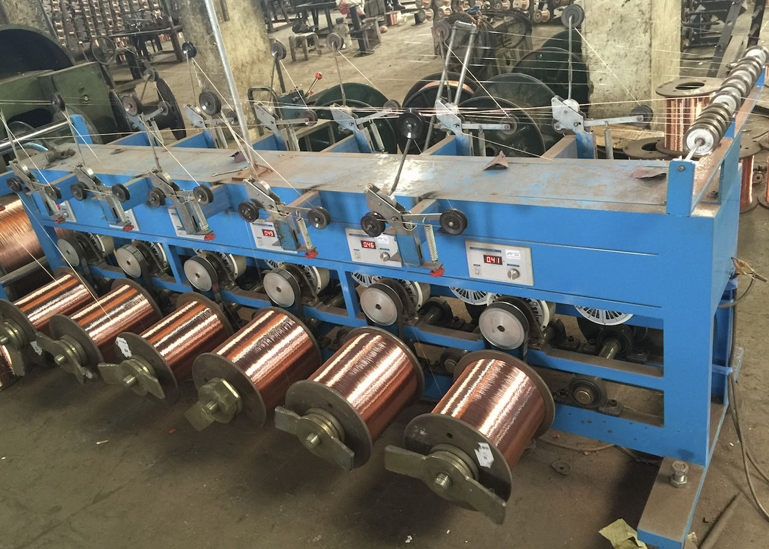 Wire Buncher Machine With Fine Wire Payoff , Cable Bunching Machine PC250 To PND300 Bobbin