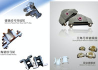 Spare Parts Of Wire Bunching Machine Tranding Bow Guide Wire Pulleys / Porcelain Eye / Tension Gun