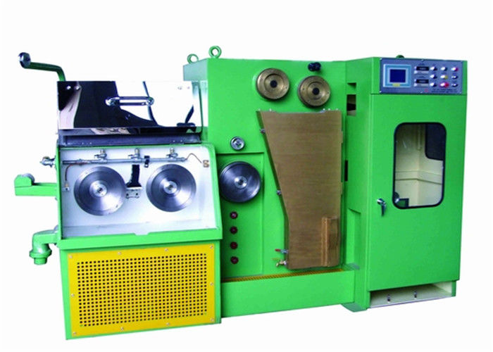 14DT Medium And Fine Wire Drawing Machine With Continuous Resistance Annealer Compact Wire Drawing Line