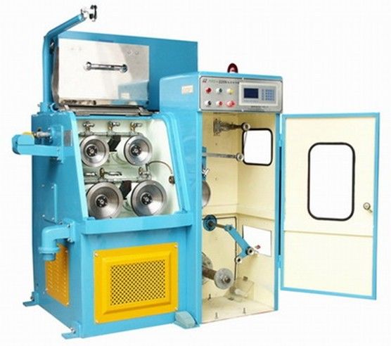 Aluminum Wire Drawing Machine Inlet 1.2 To 2.05mm Outlet 0.4 To 1.2mm CCA Wire Drawing Machine